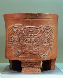 Jarrón trípode, Tardío Xolalpan, 550-650